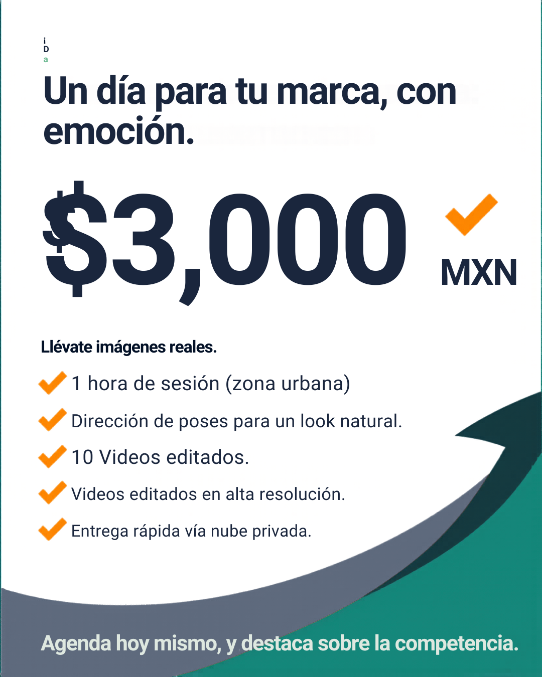 Sesión de fotografía y video para marcas