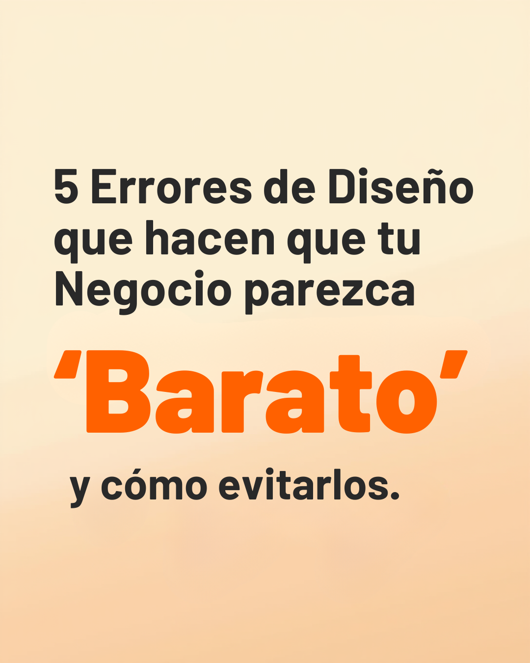 Guía sobre errores de diseño