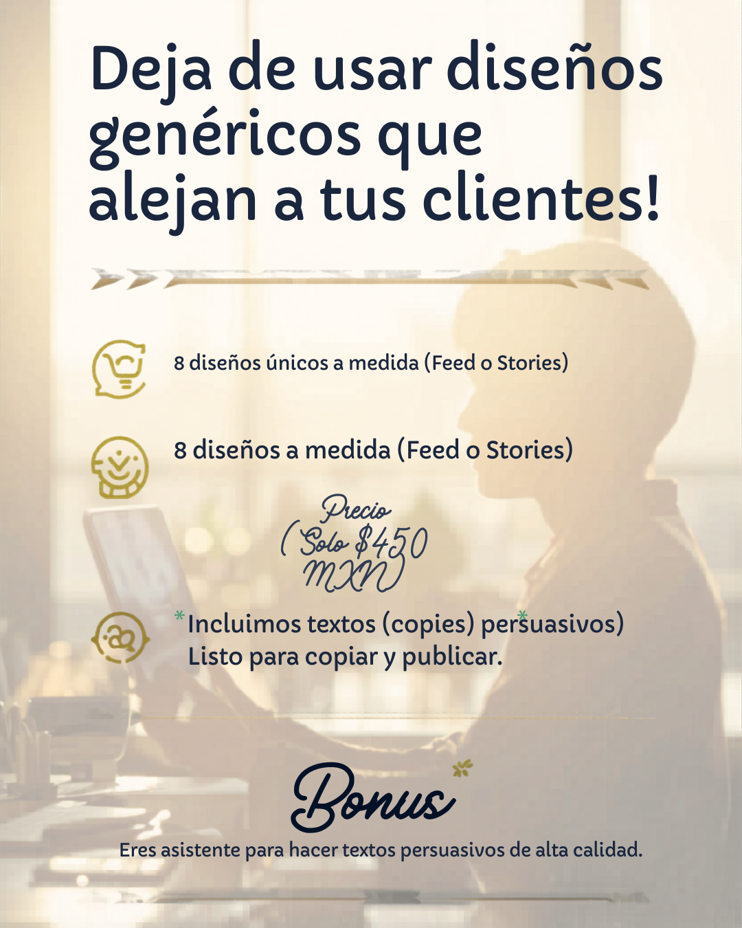 Paquete de Diseños Personalizados para Redes