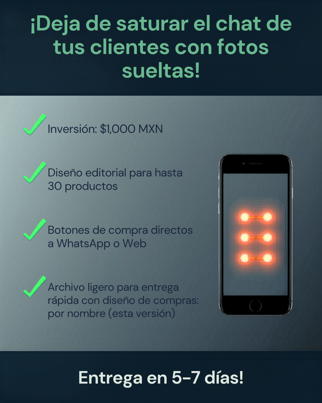 Catálogo digital para WhatsApp