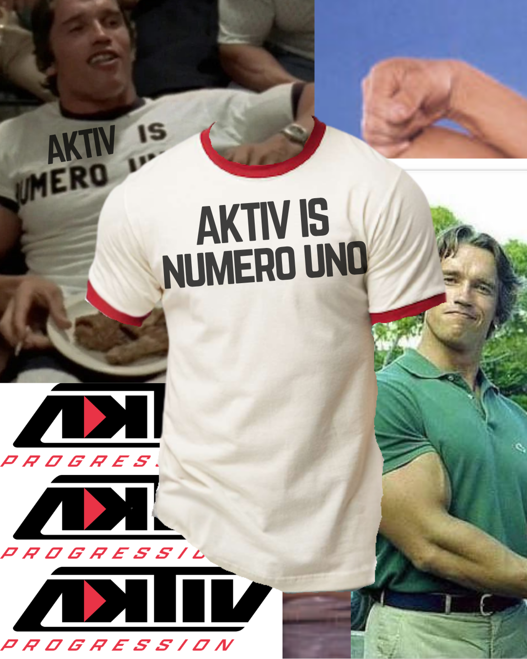 Aktiv Is Numero Uno Ringer T-shirt