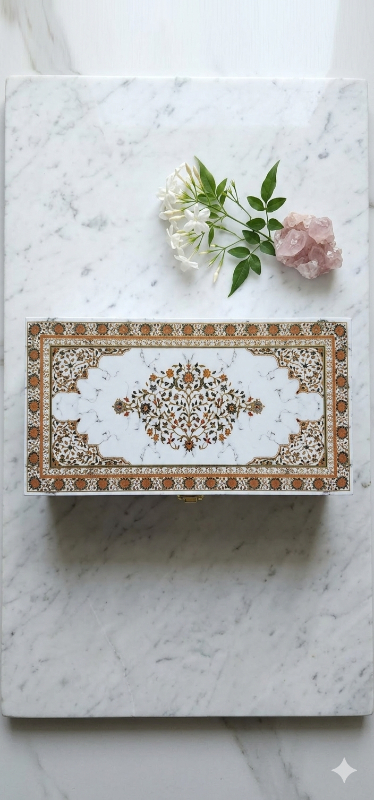 The Heritage Marble Box - 2 Jars