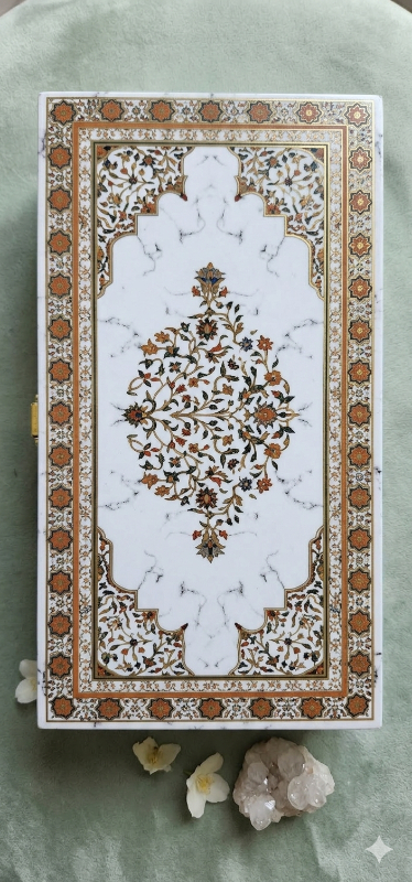 The Heritage Marble Box - 2 Jars