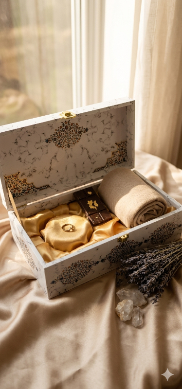 The Heritage Marble Box - 2 Jars