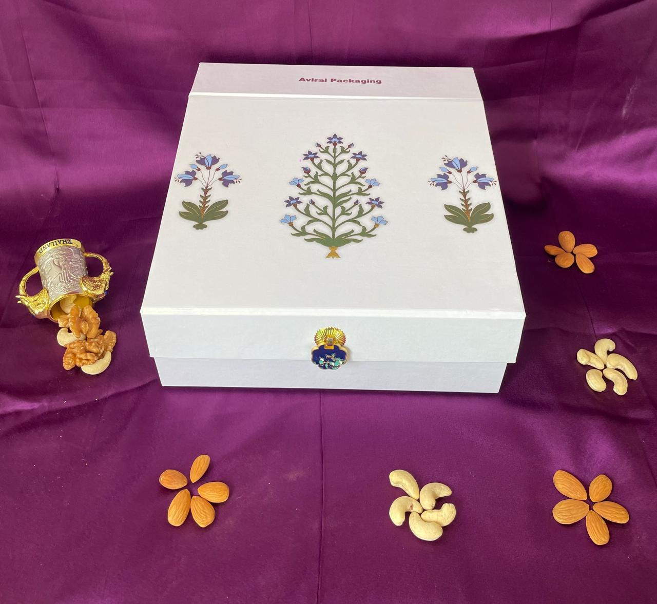 Marble Finish Box - Grey