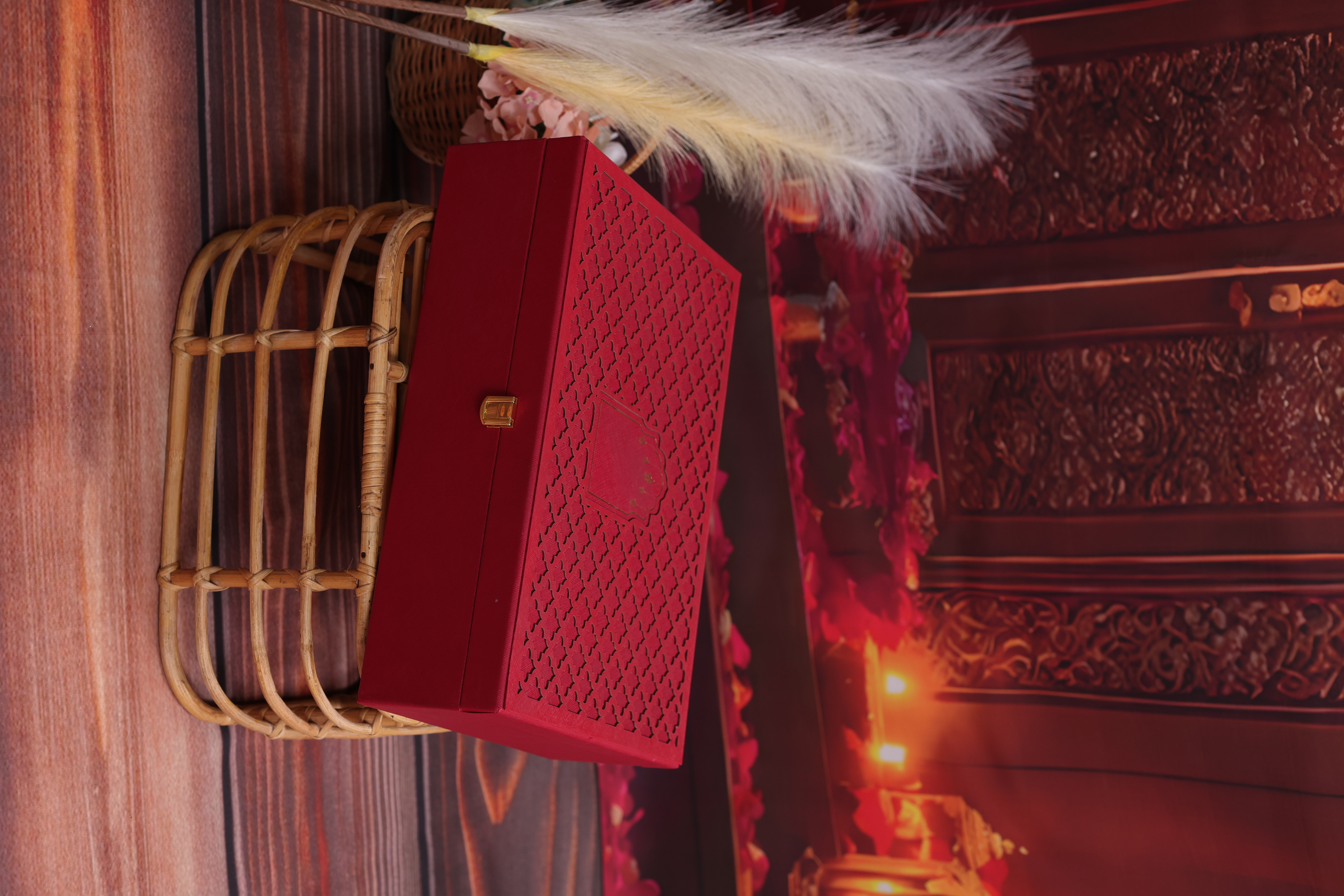 Crimson Keepsake Box