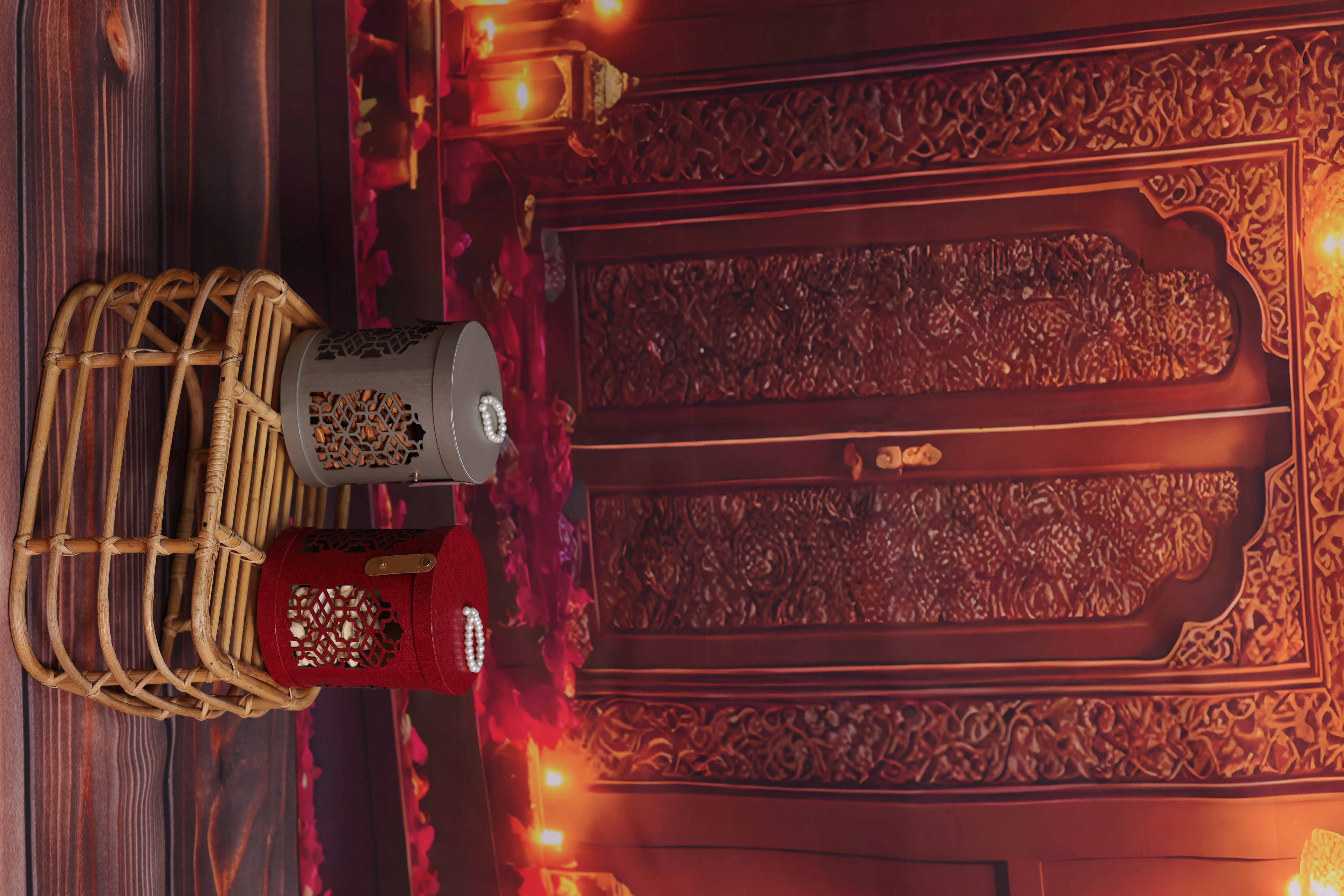 Laser Cut Gift Box with Pearl Accents