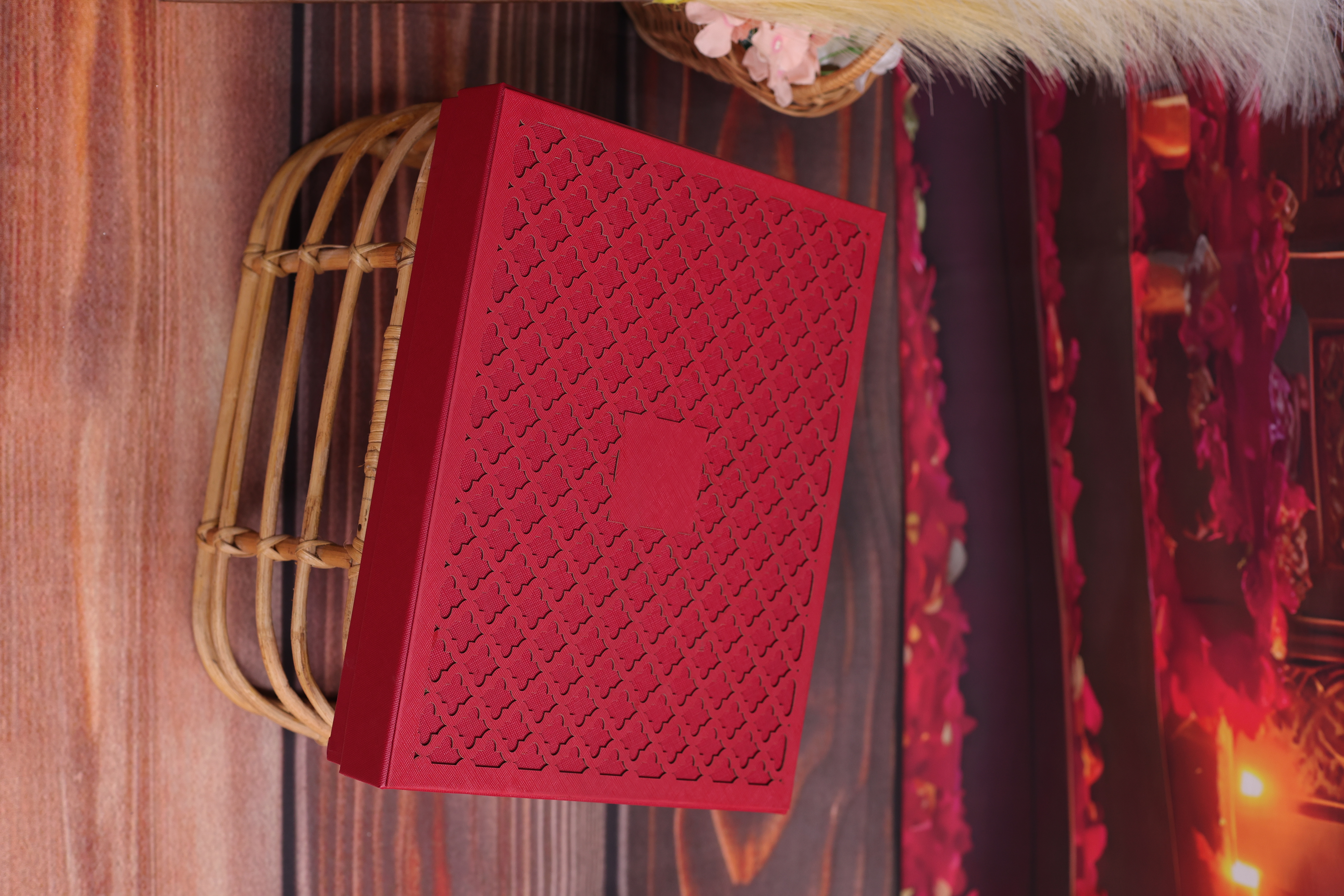 Red Box with Compartment