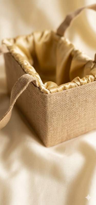 The Evil Eye Jute Basket