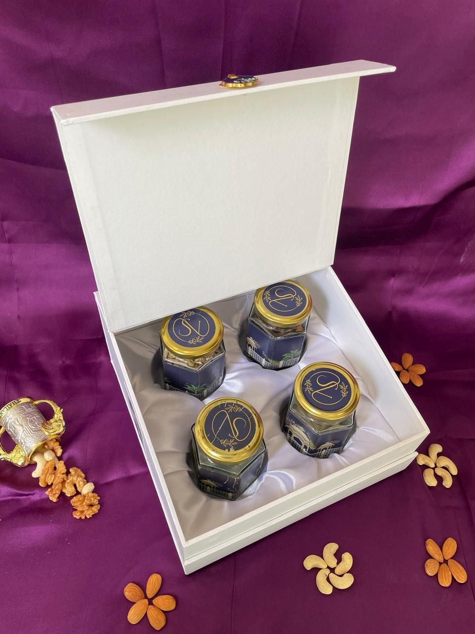 Marble Finish Box - Grey