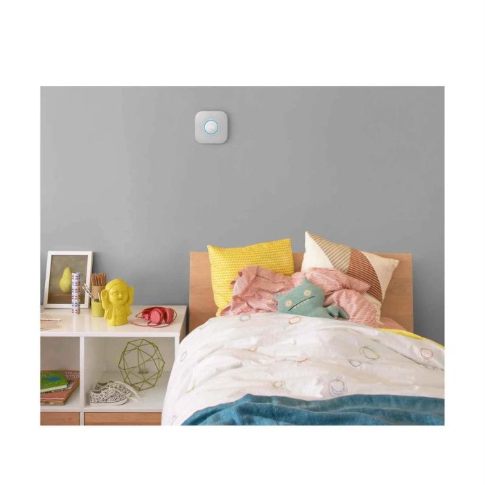 Google Nest Protect 2nd Generation Wired Smoke Detector Alarm White S3003LWES