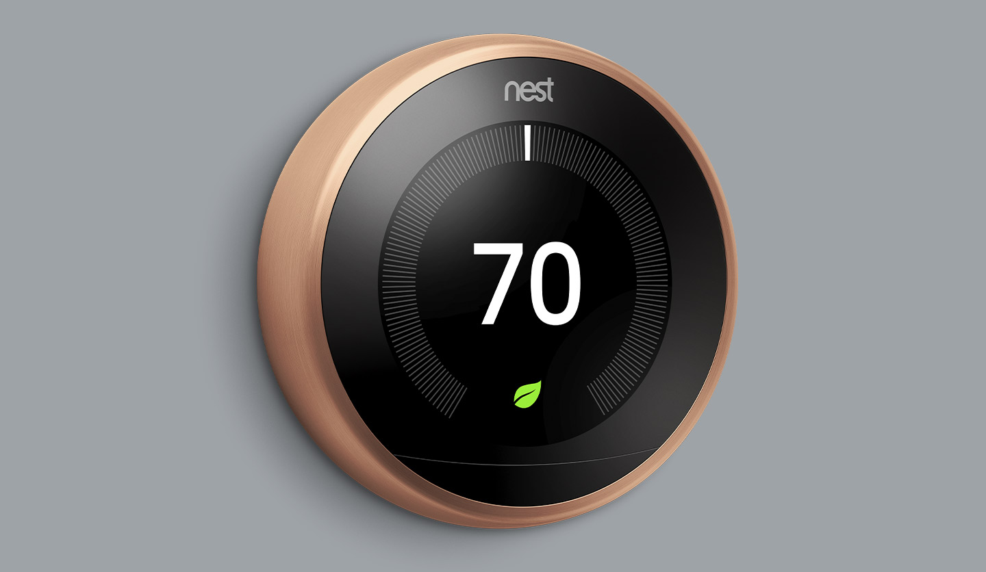 Google Nest 3rd Generation Programmable Learning Smart Thermostat Copper