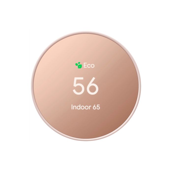 Google Nest Smart Programmable Wi-Fi Thermostat  - Sand