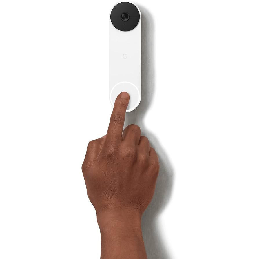 Google Nest Doorbell Wired 2nd Generation Snow