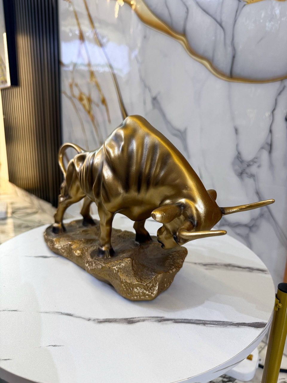 Golden Bull Statue