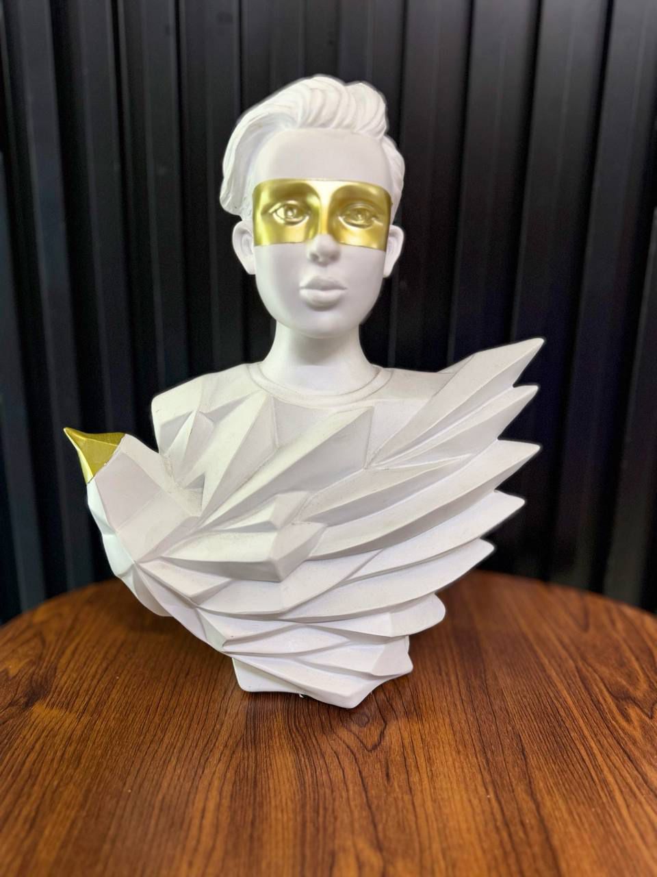 Modern Geometric Bust Sculpture