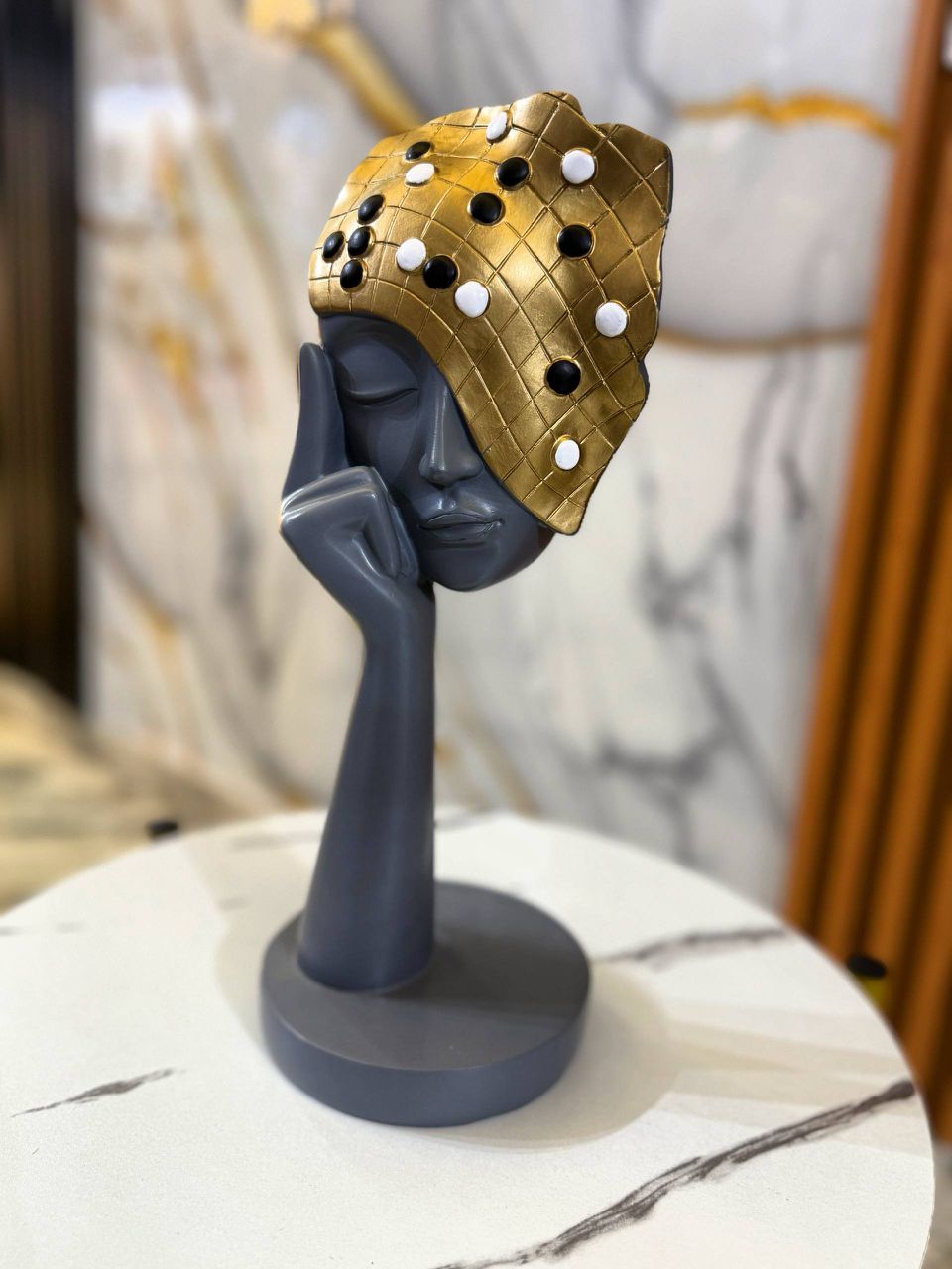 Gold Quilted Headband