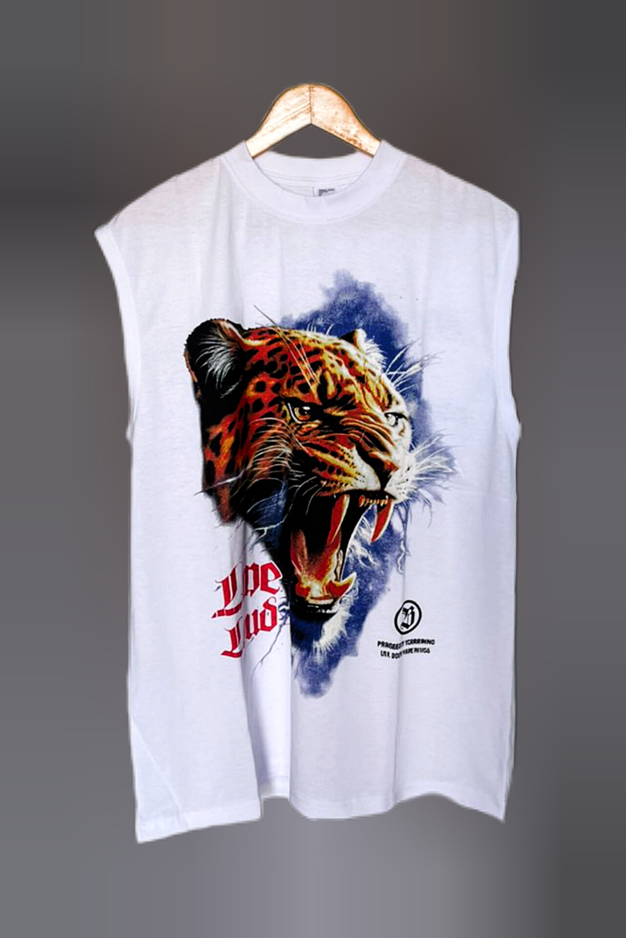 Sleeveless Tiger Graphic T-Shirt