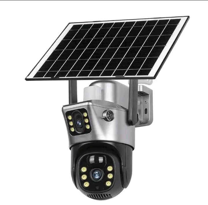 True Color View Dual Lens & Screen Image Solar Camera