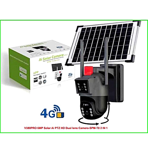 AI Solar Camera 2 in 1