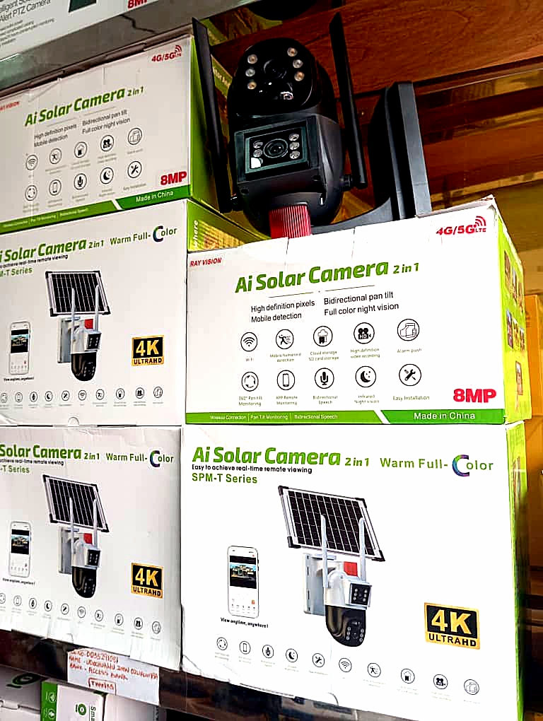 AI Solar Camera 2 in 1