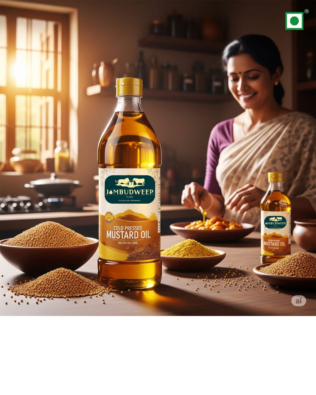 Cold-Pressed Mustard Oil