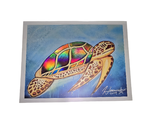 'RUSTY' Embossed Holographic Reproduction