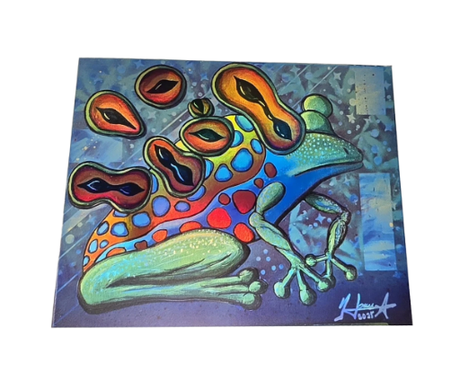 'ERIC'  Embossed Holographic  