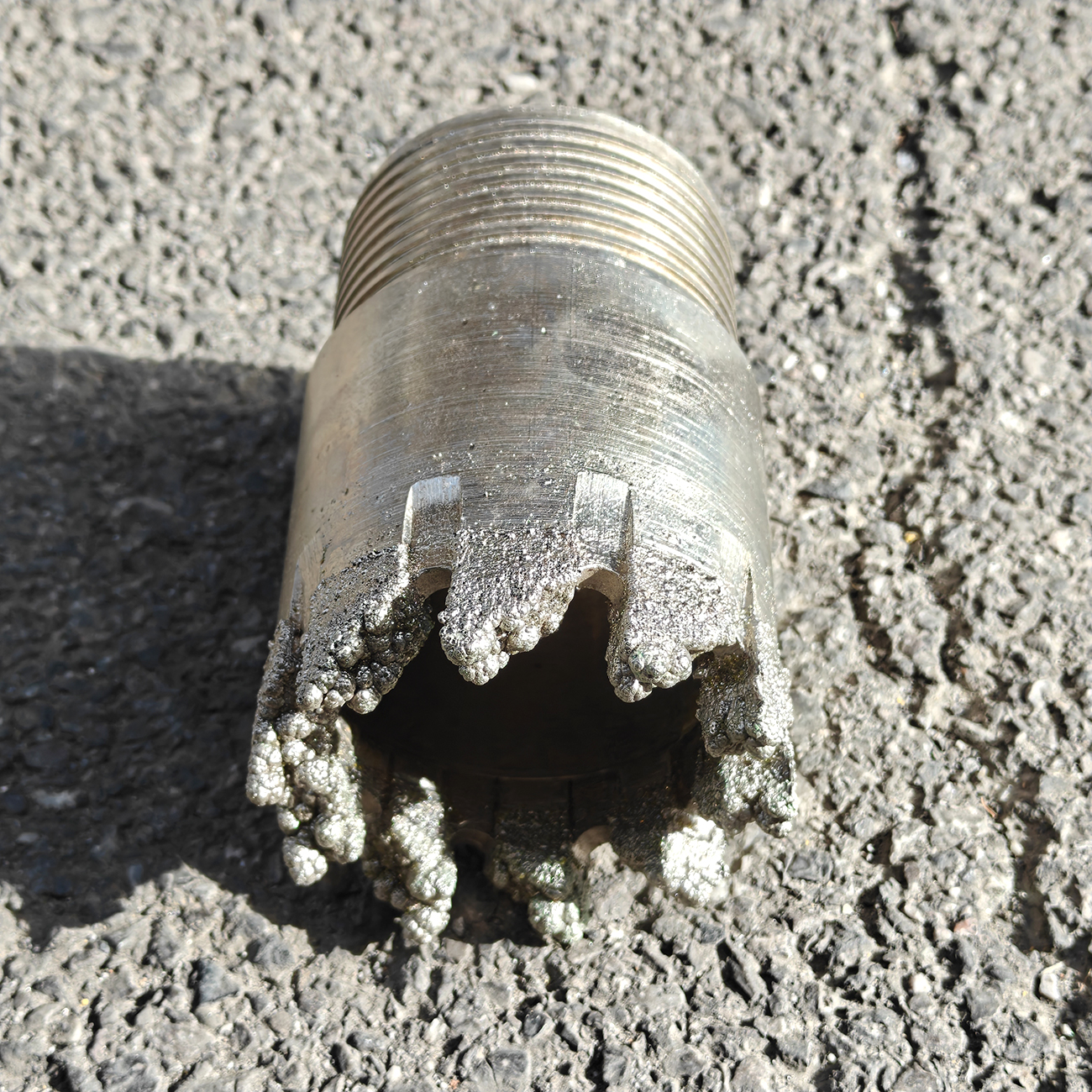 91mm Slant cutting edge electroplated diamond drill bit