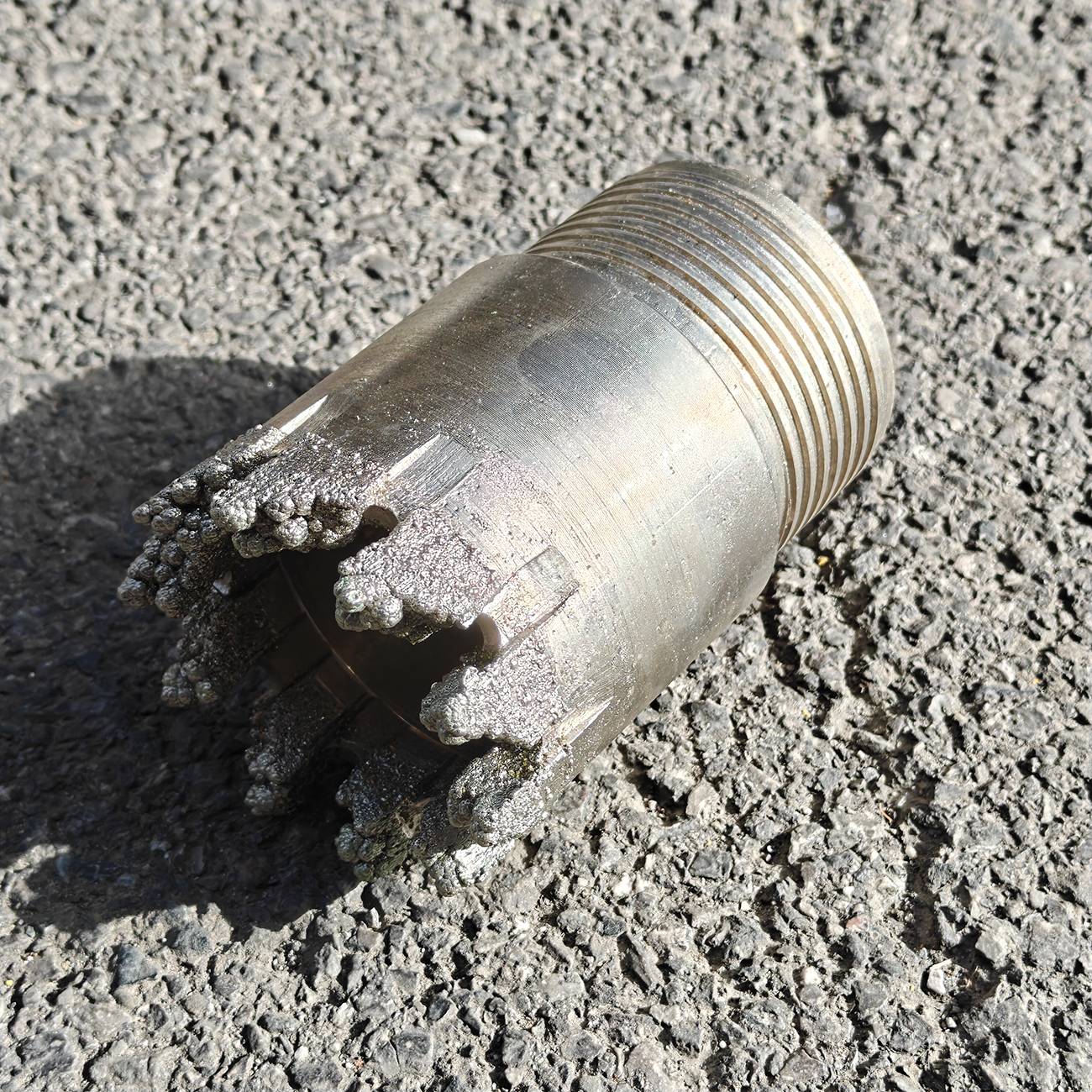 91mm Slant cutting edge electroplated diamond drill bit