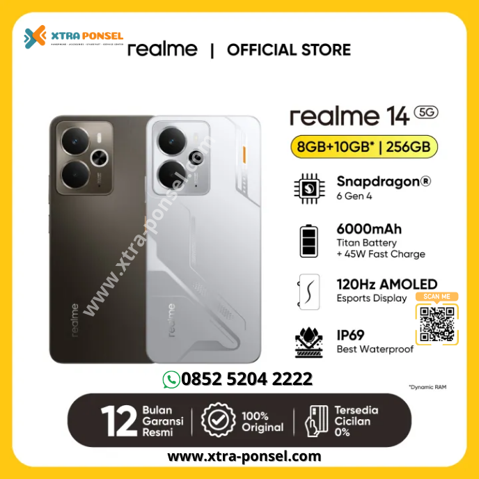 realme 14 5G 8GB+10GB|256GB