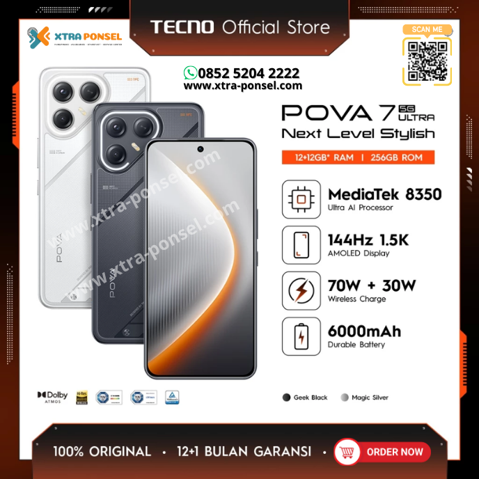 TECNO POVA 7 Ultra 5G 12+12GB*/256GB