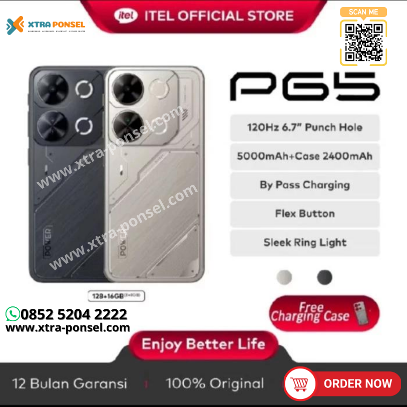 Itel P65 8/128 Free Case Original
