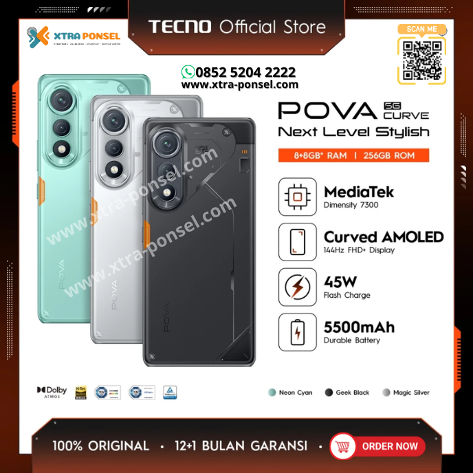 TECNO POVA Curve 5G 8+8GB*/256GB