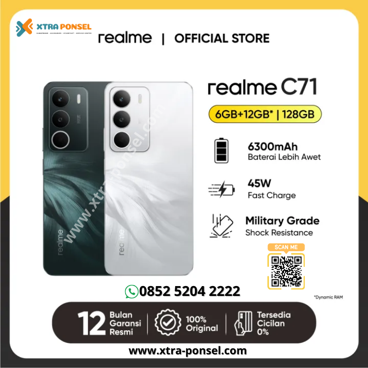 realme C71 6GB+12GB* | 128GB