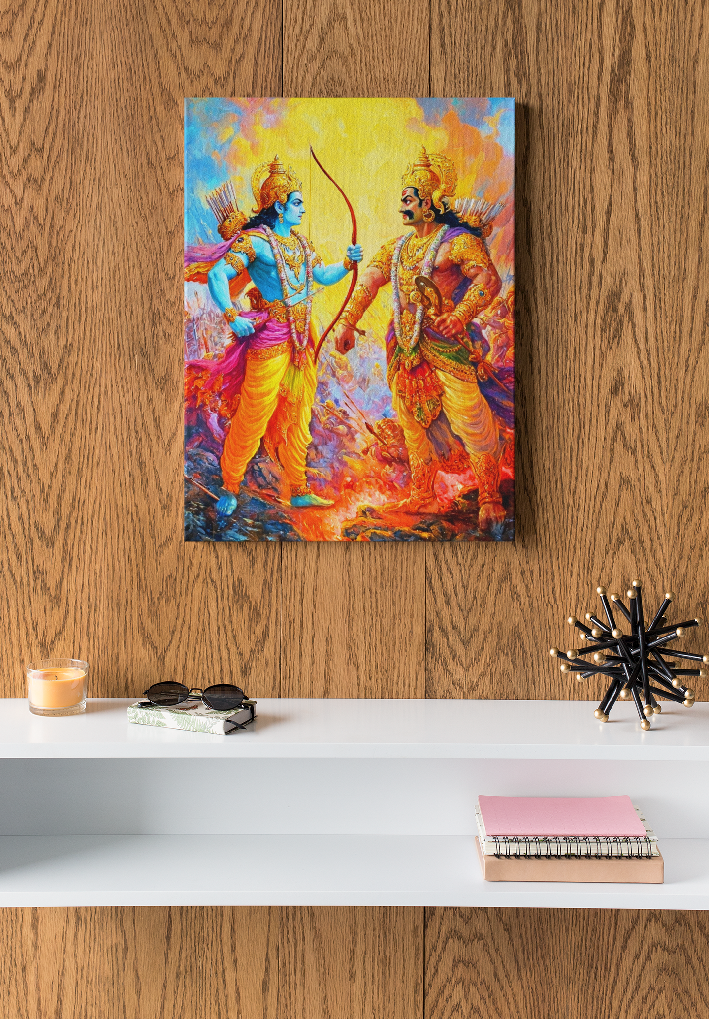 ram raavan in the battle field