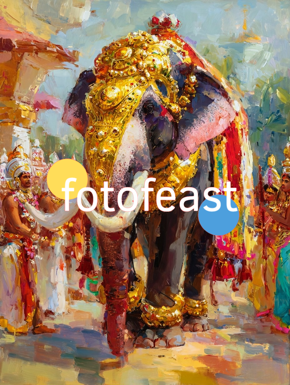 festive elephant