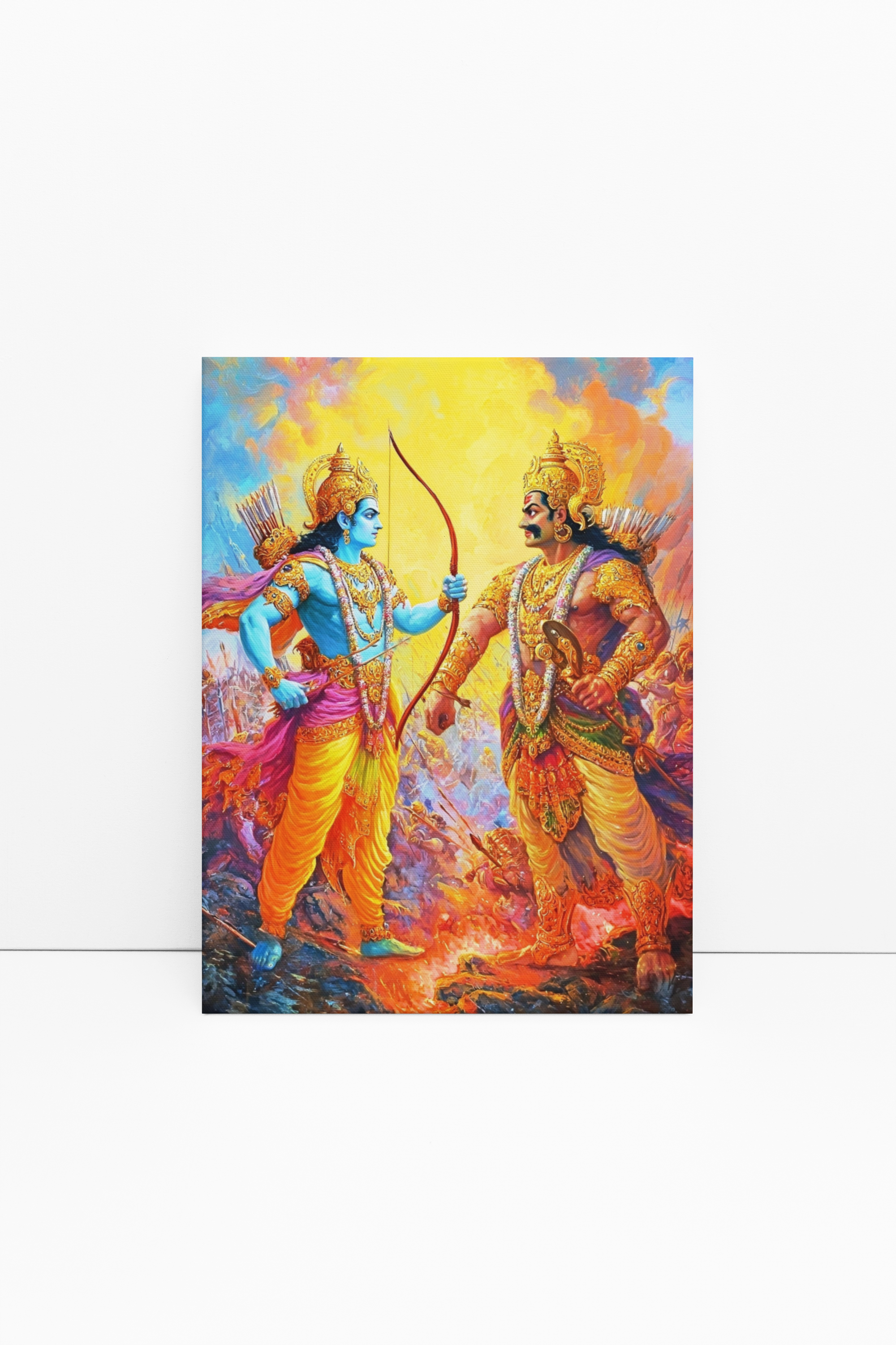 ram raavan in the battle field