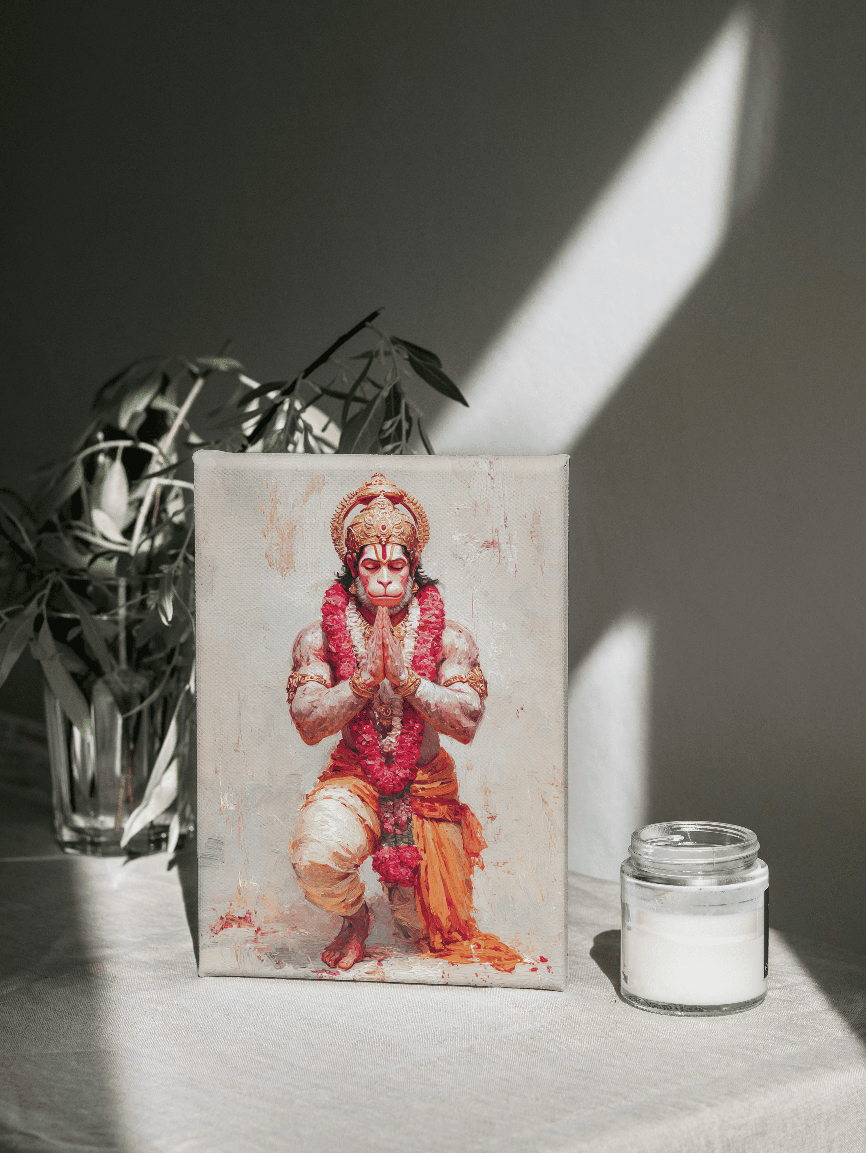 praying hanuman