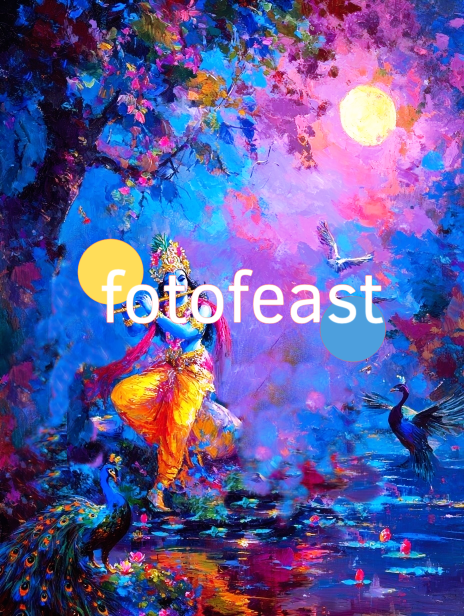 krishna and moonlight