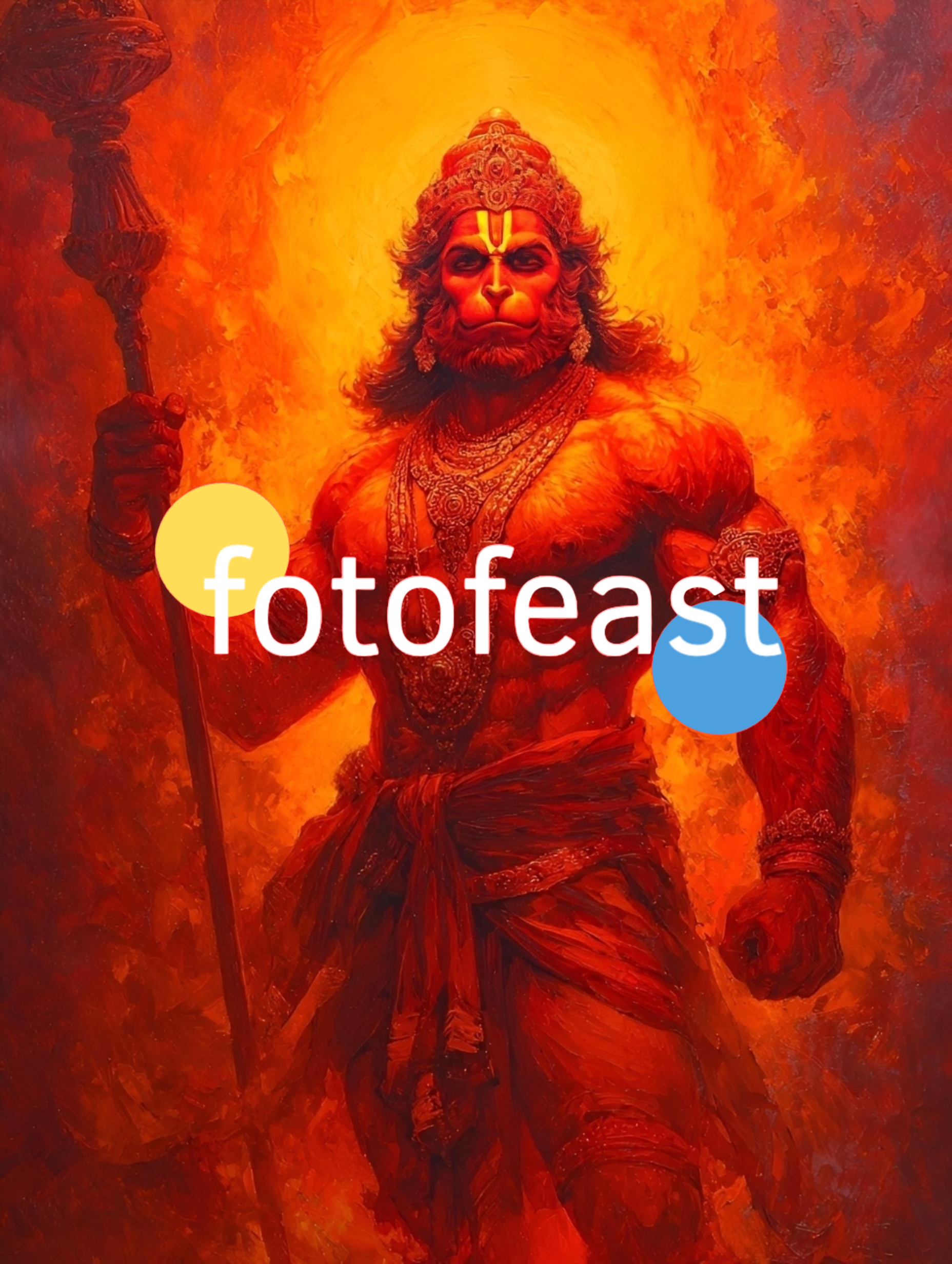 blazing hanuman