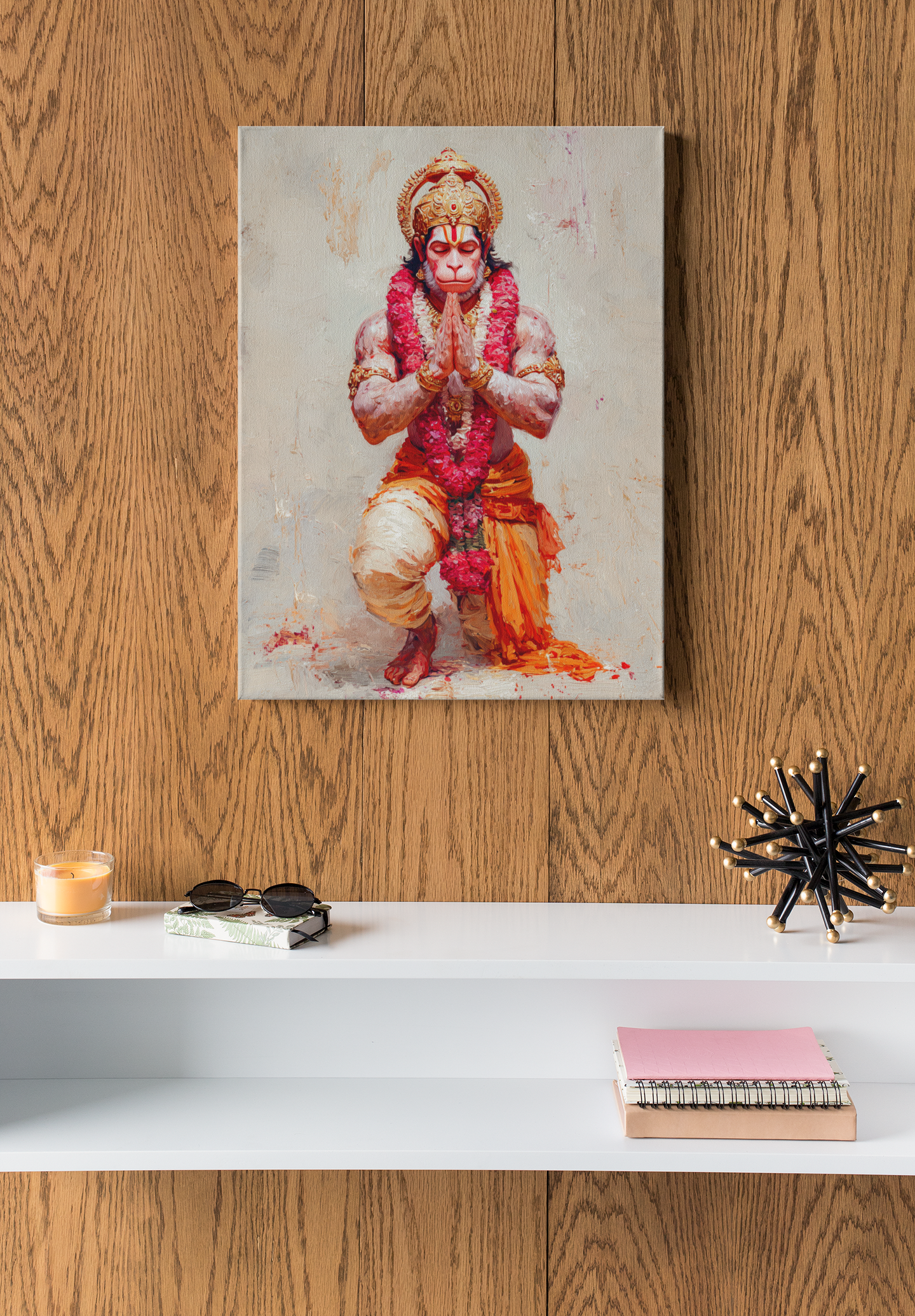 praying hanuman