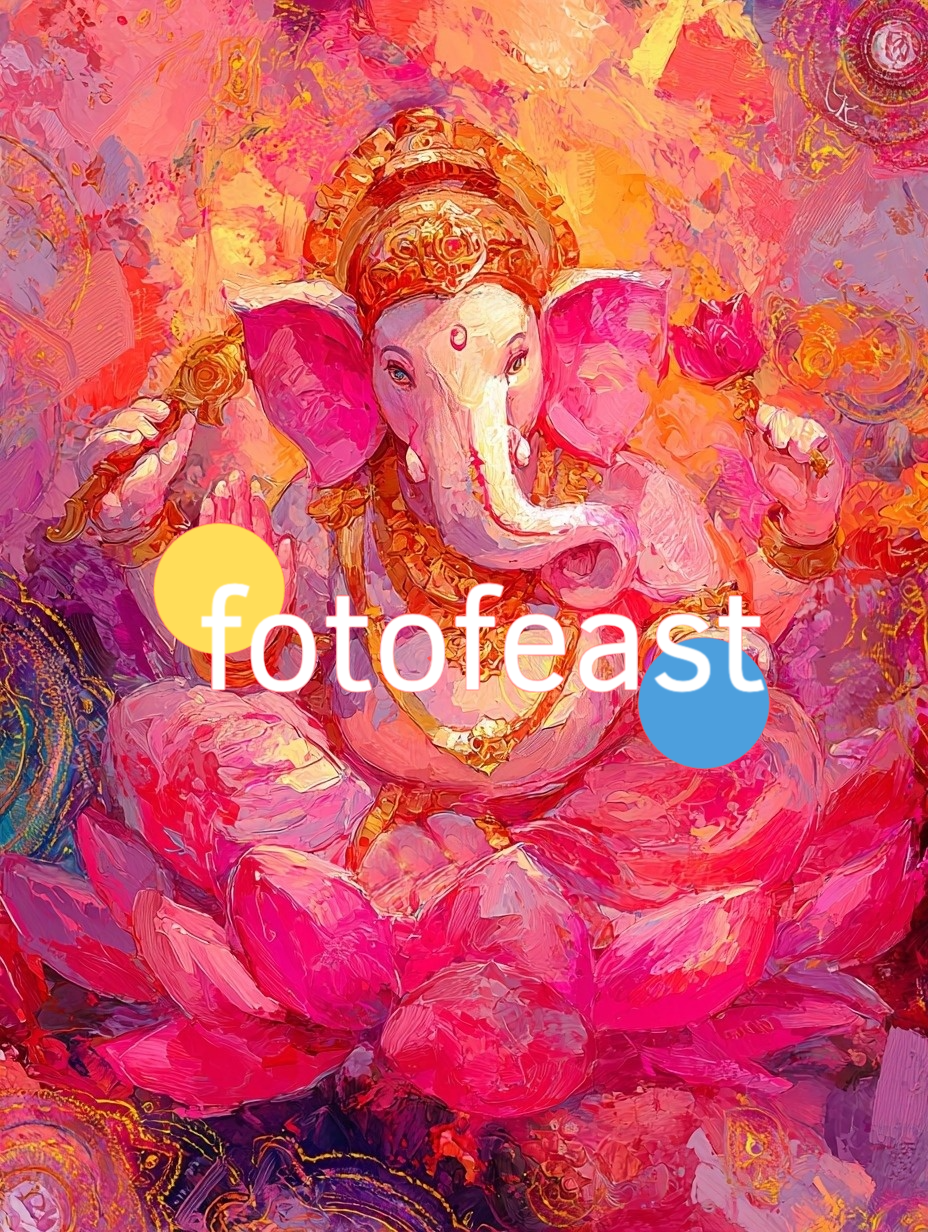 pink ganesha