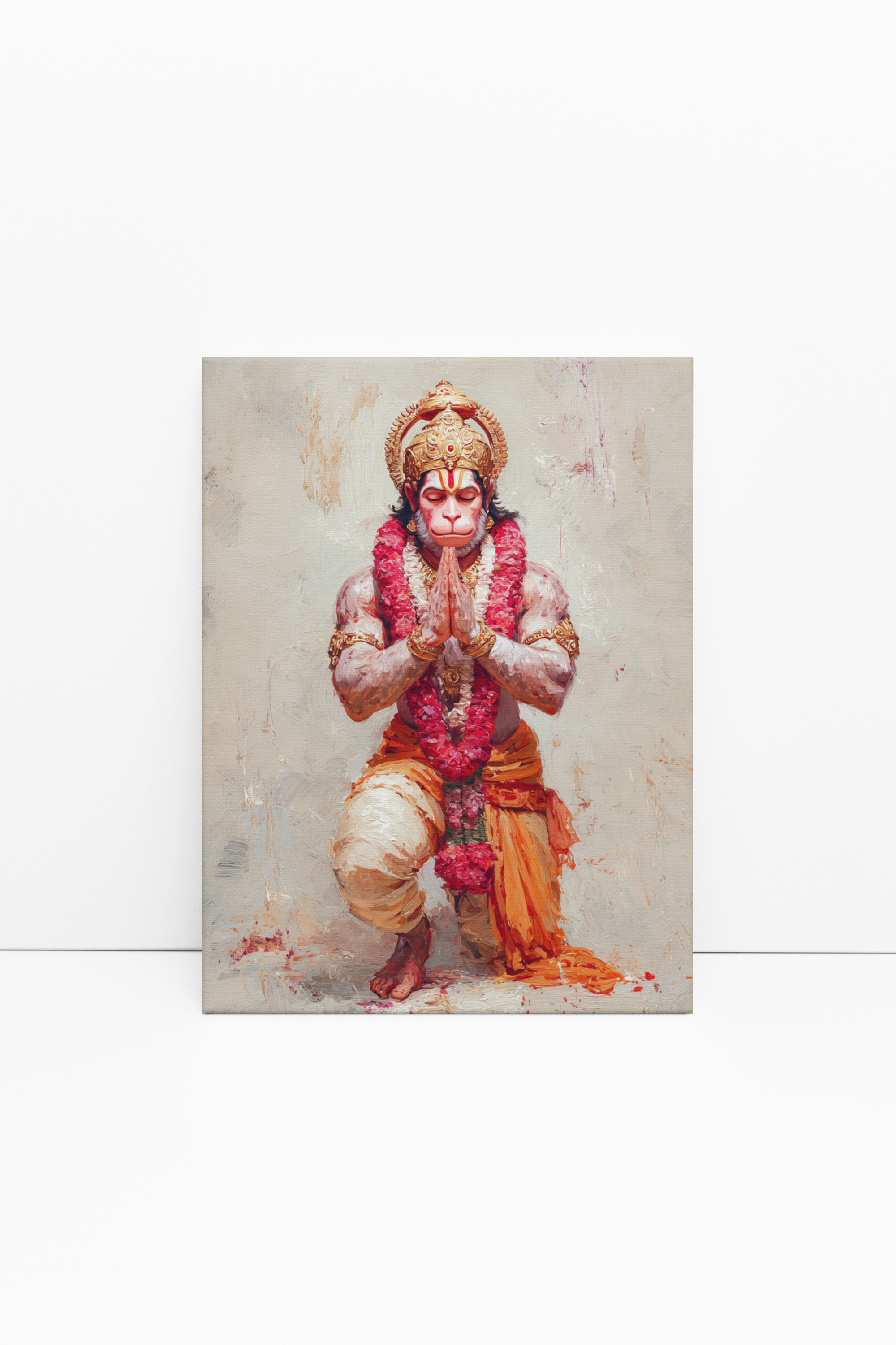 praying hanuman