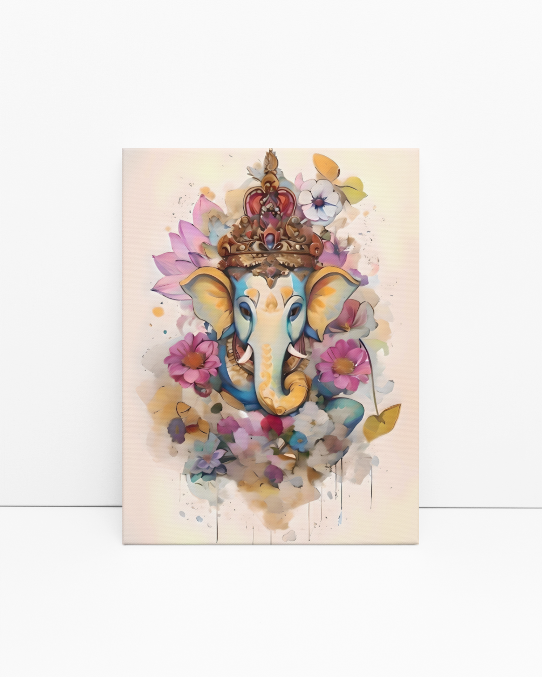 floral ganesha