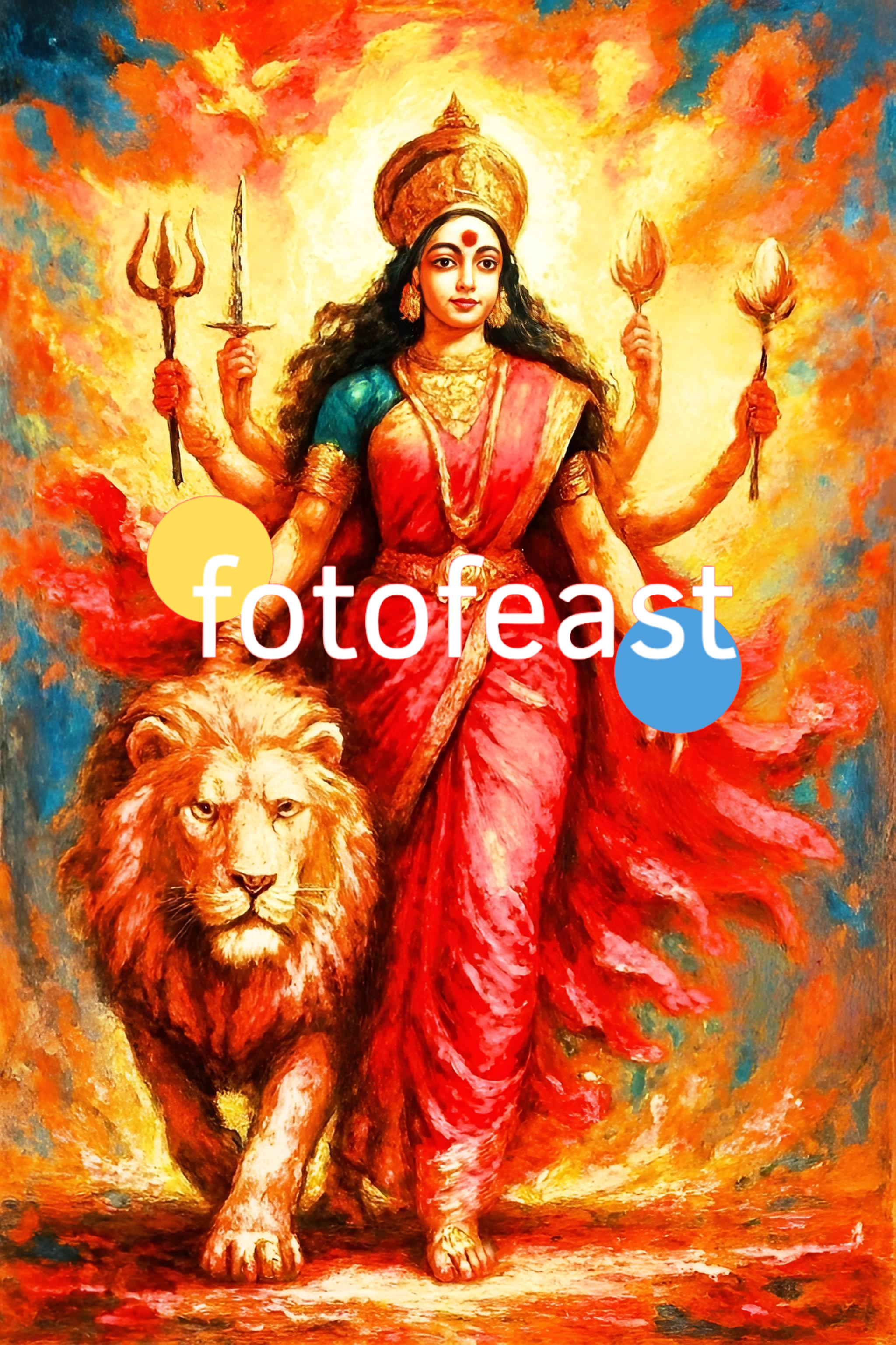 arrival of durga