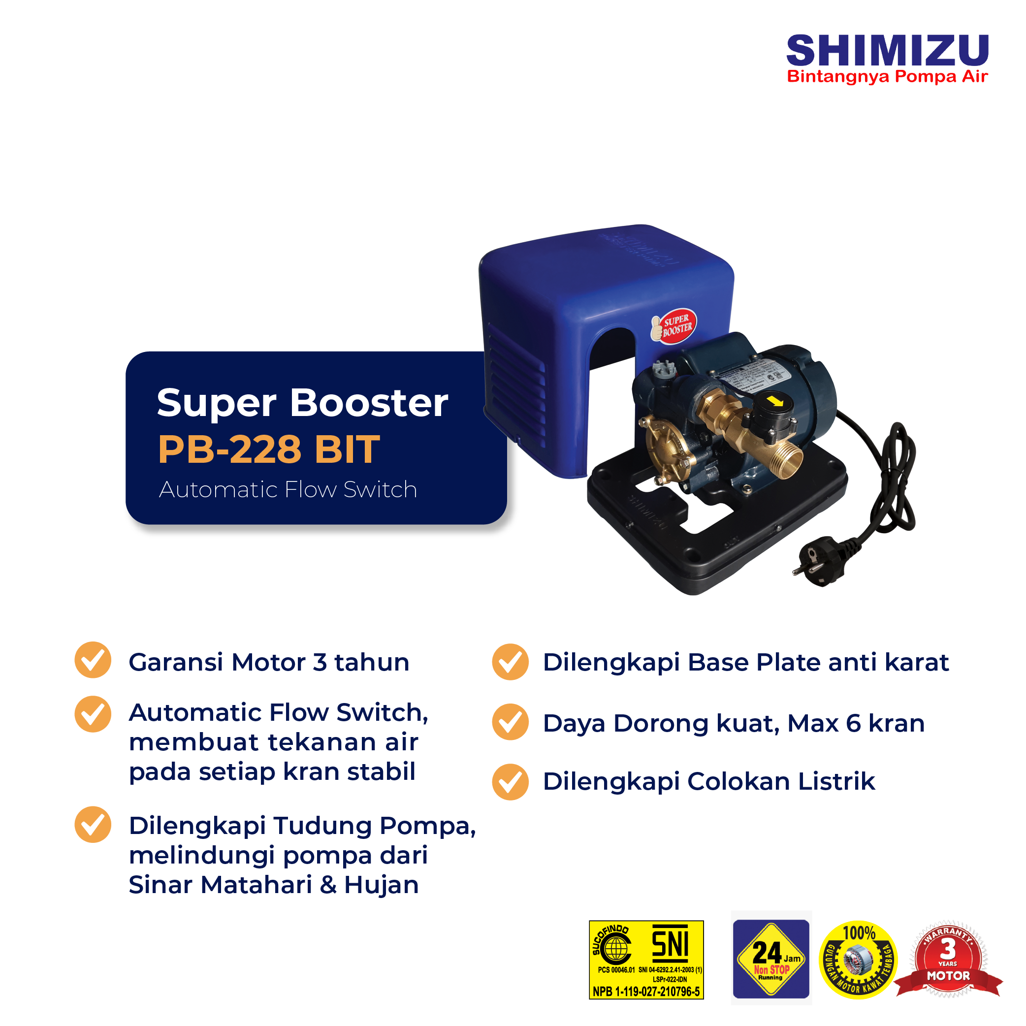 [Pompa Booster] Shimizu PB-228K BIT