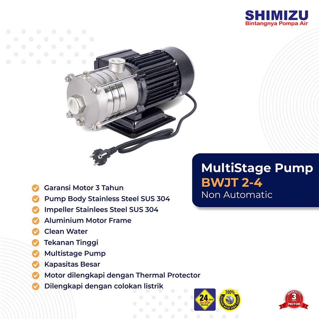 [Pompa Multistage] Shimizu BJWT 2-4 BIT 