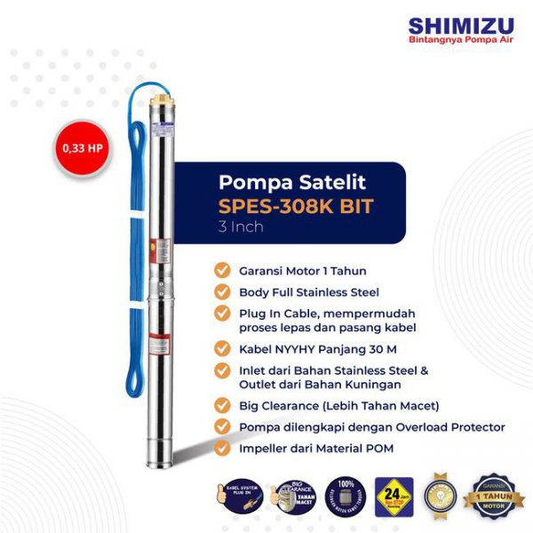 [Pompa Satelit] Shimizu SPES-308K BIT