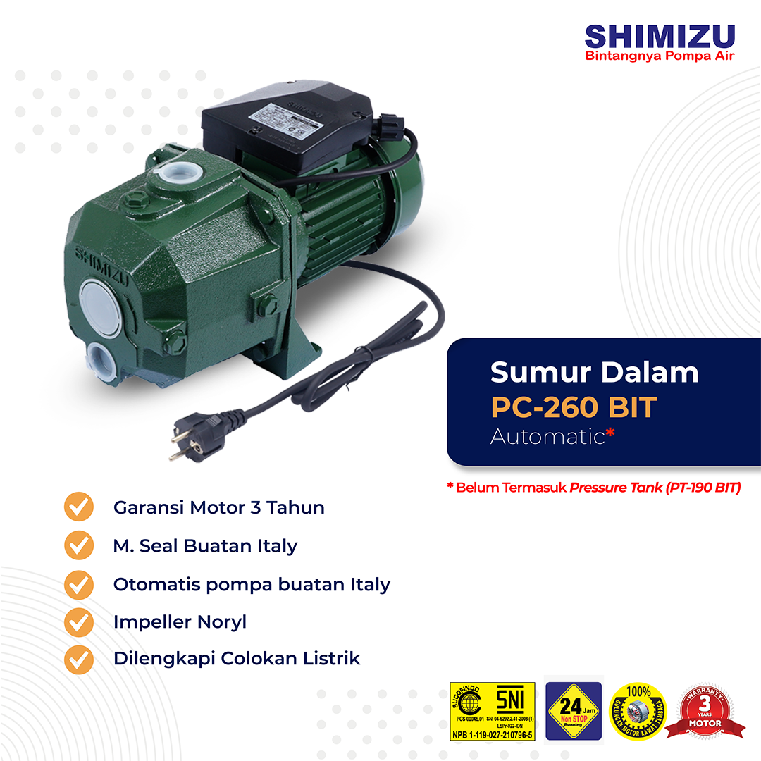 [Jet Pump] Shimizu PC-260 BIT